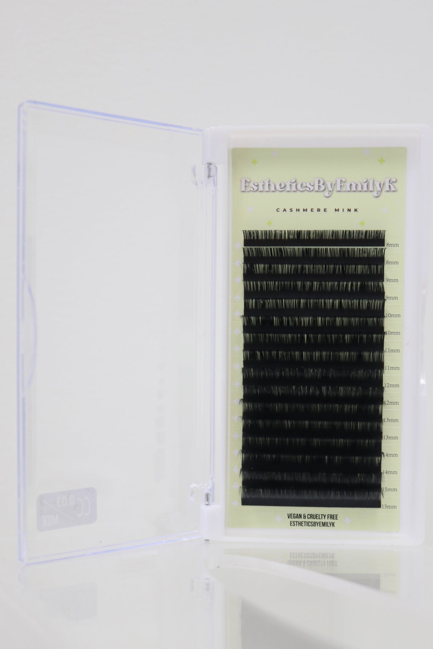 0.03 Cashmere Mink Lash Trays